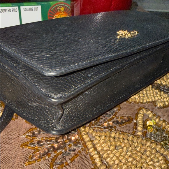 Coach Black Pebbled Leather Crossbody Bag - Picture 9 of 15